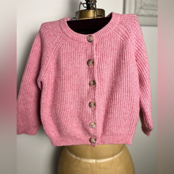 Old Navy Other - Old Navy girls pink sweater cardigan size 3T